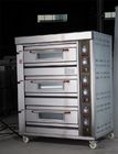 3 Deck 6 Trays Gas Oven Commercial Bakery Equipment