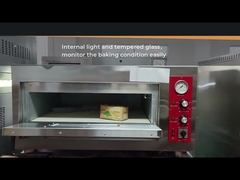 Restaurant Commercial Pizza Oven Table Top 72kg Electric 920x765x470mm 4.2kw