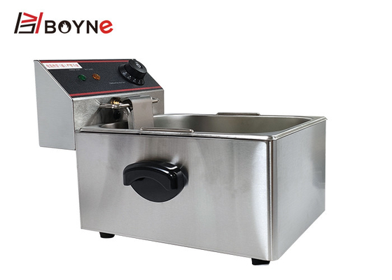 6 Liter Commercial Stainless Steel Electric Deep Fryer