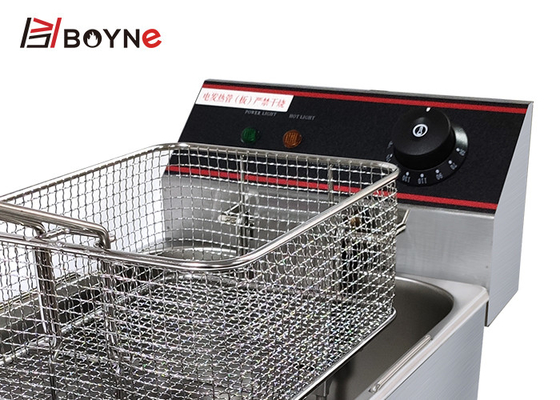6 Liter Commercial Stainless Steel Electric Deep Fryer