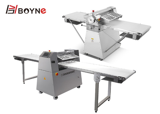 1.5kw Sheet Dough Roller Croissant Bakery Full Automatic Dough Roll Up Machine