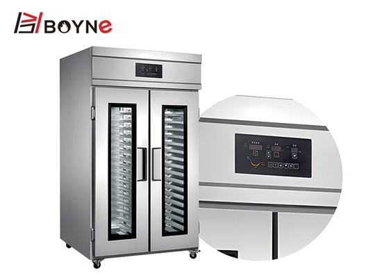 PU Insulation Heating Electric Dough Proofer Single Door 18 Trays Or 36 Trays Fermentation Box