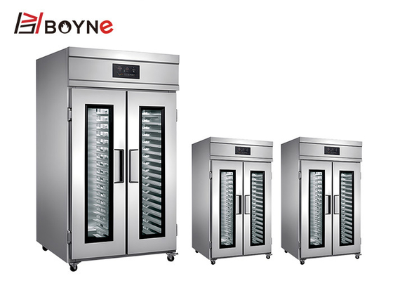 PU Insulation Heating Electric Dough Proofer Single Door 18 Trays Or 36 Trays Fermentation Box