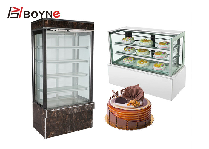 6 Layer Vertical Cake Display case Tempered Glass Bakery Chiller Cabinet